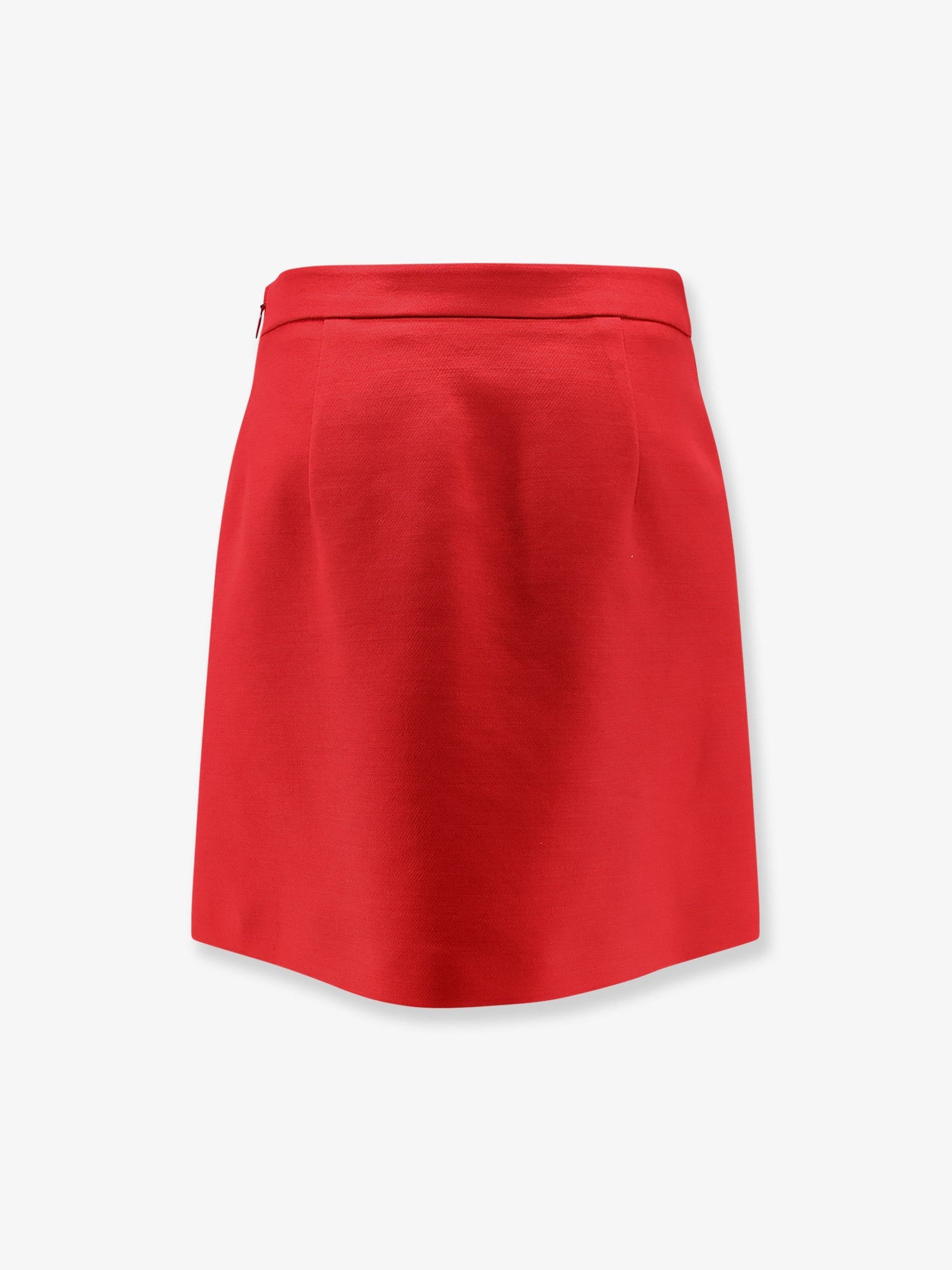 Valentino Crepe Couture Skirt With Heart Jewel Buttons - 2