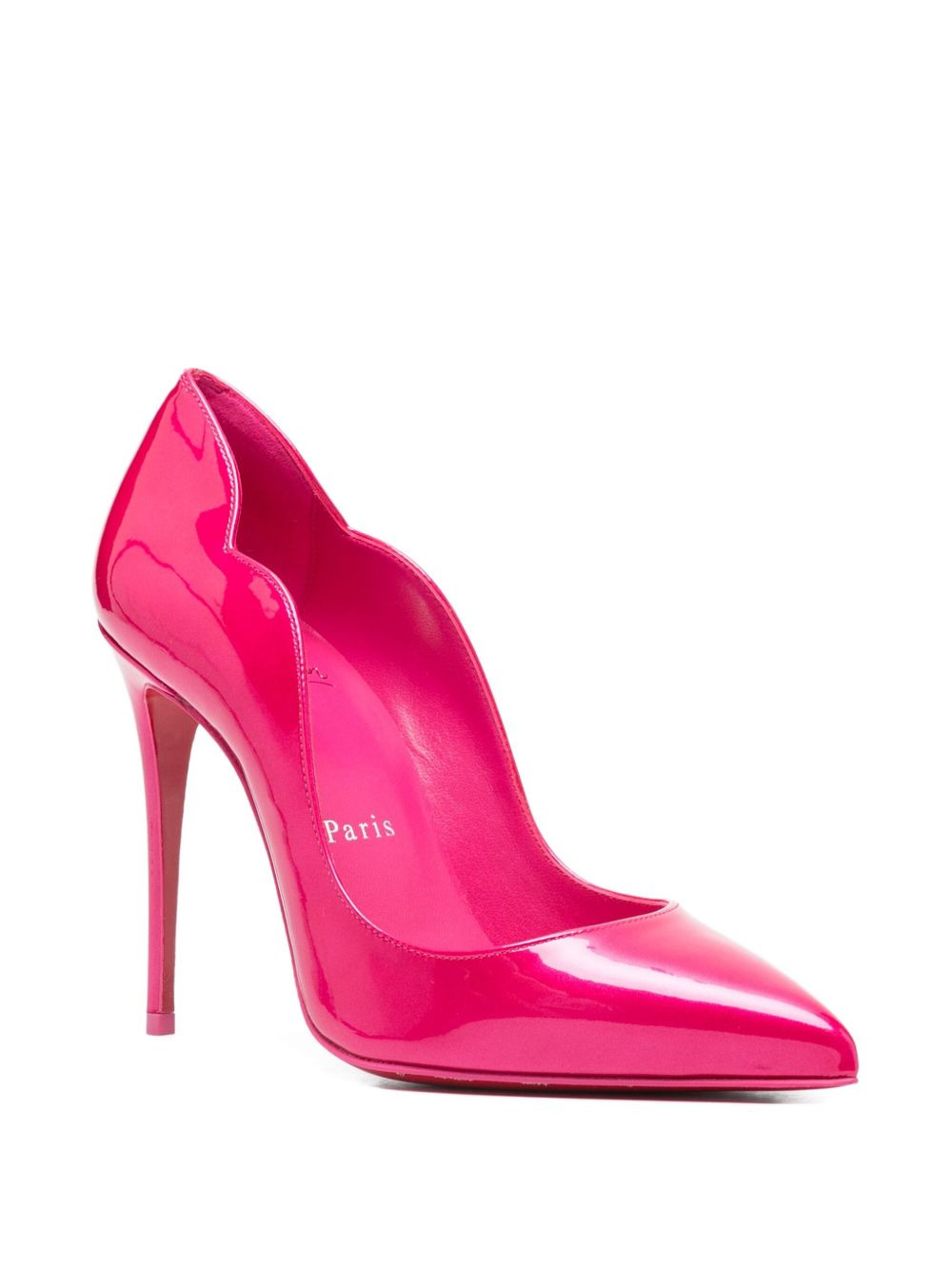100mm Hot Chick scalloped pumps - 2