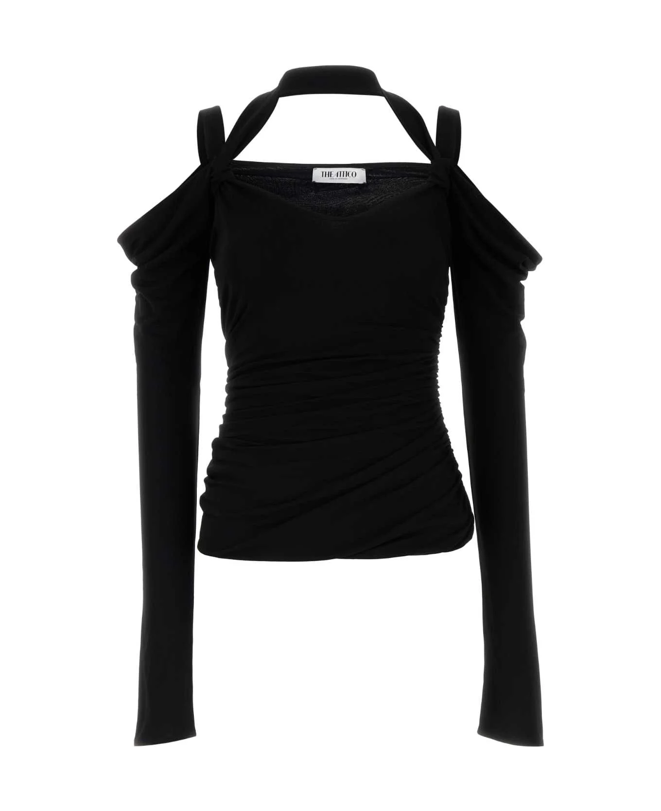 Black Crepe Top - 1