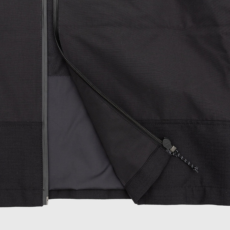 TRIPLE LAYER NYLON MOTO JACKET 9