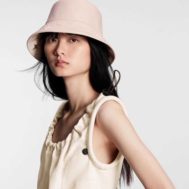 Monogram Flowers Bucket Hat 8