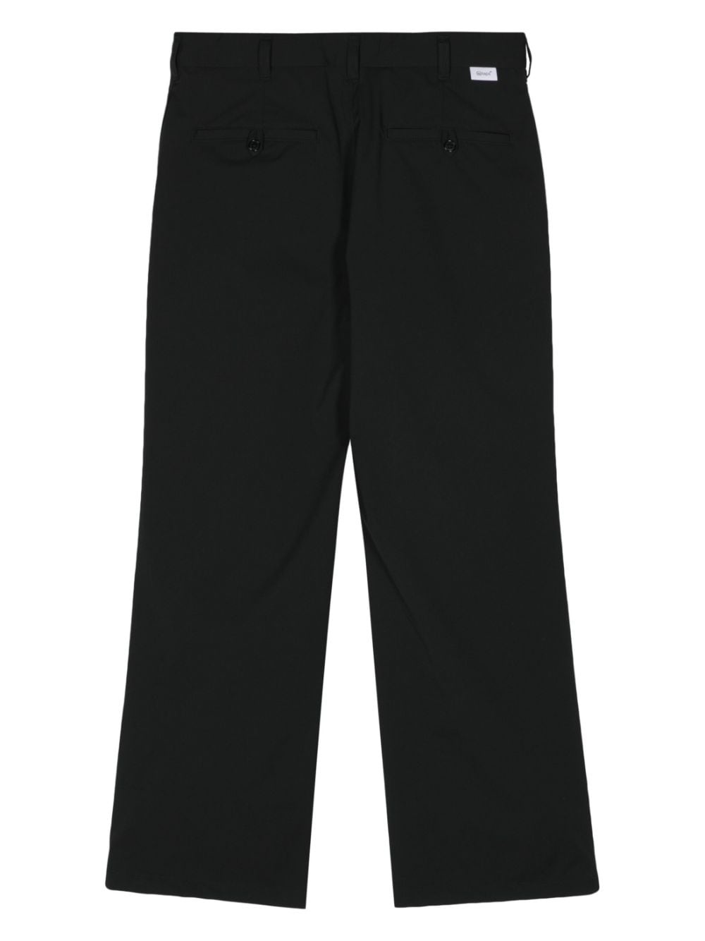 gabardine straight trousers - 2