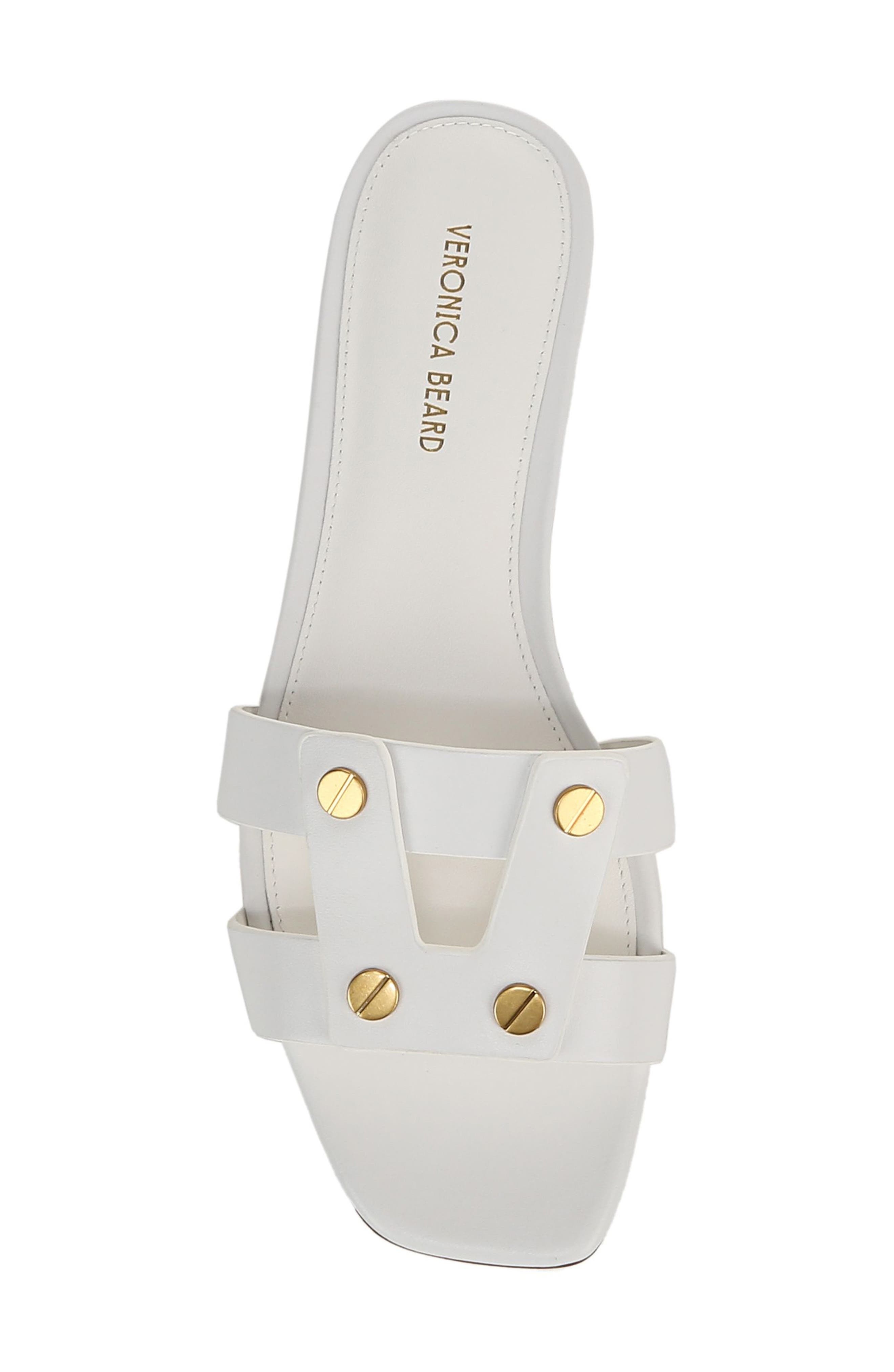 Veronica Beard Via Slide Sandal in Coconut at Nordstrom - 5