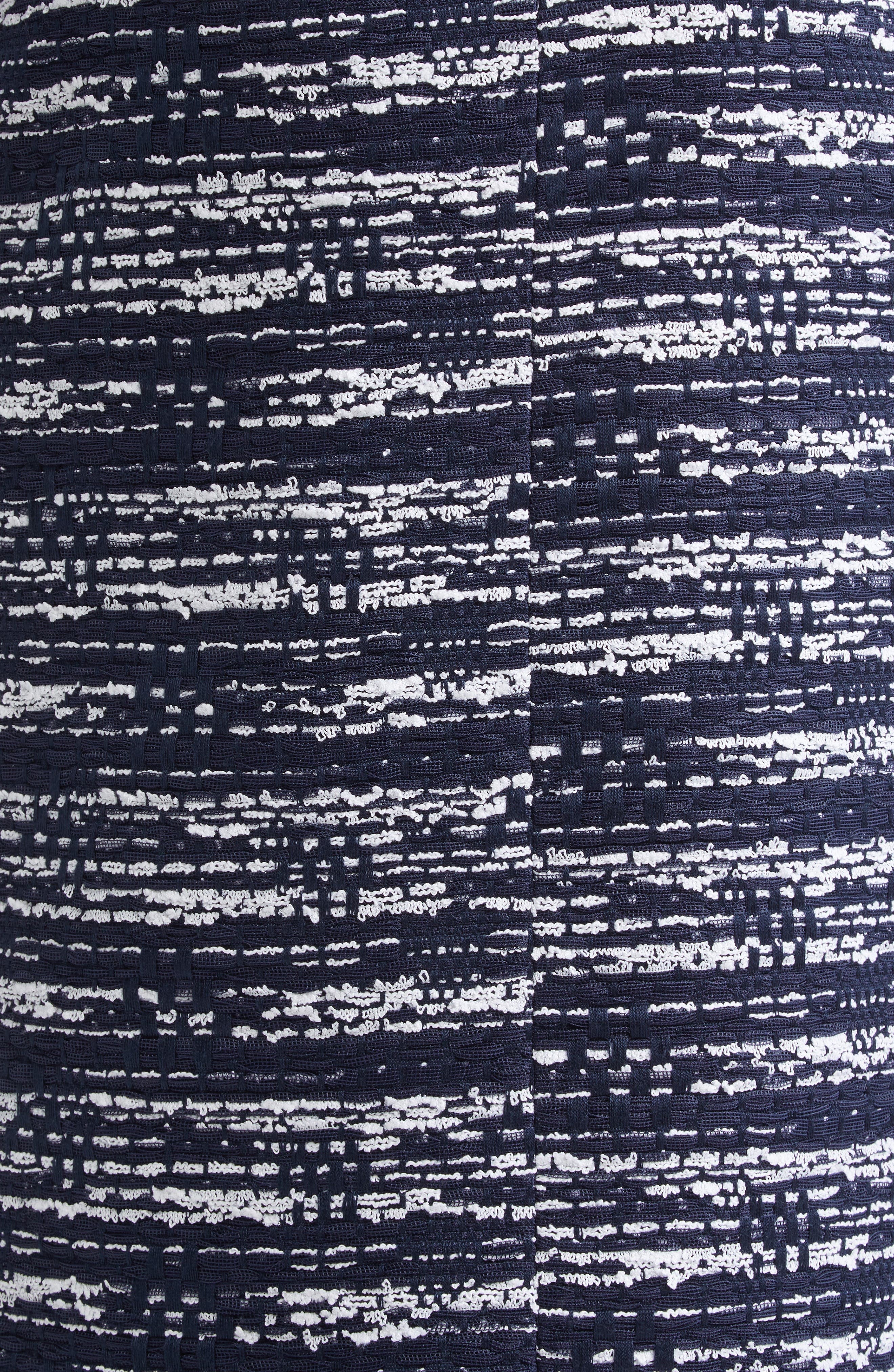 Thom Browne Mélange Tweed Pencil Skirt in Navy at Nordstrom - 7