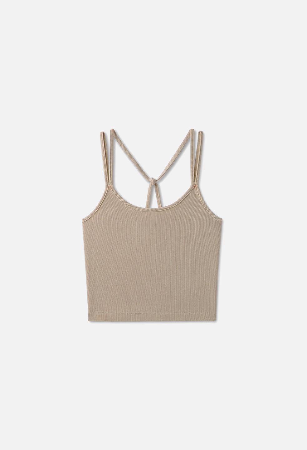 GEMINI RIB HALTER CAMI - 1