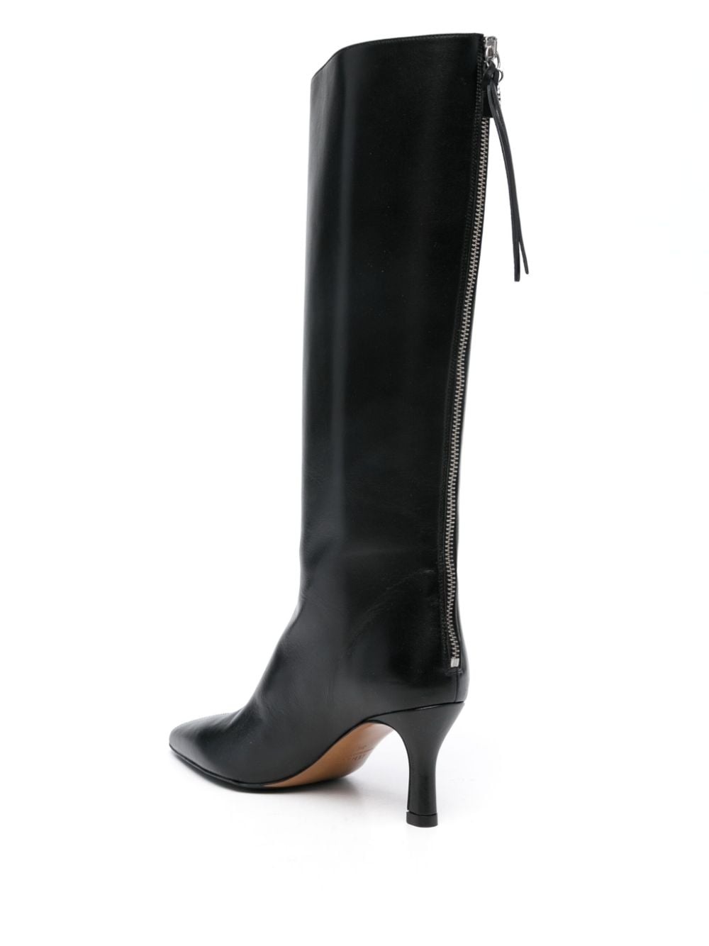 70mm leather boots - 3