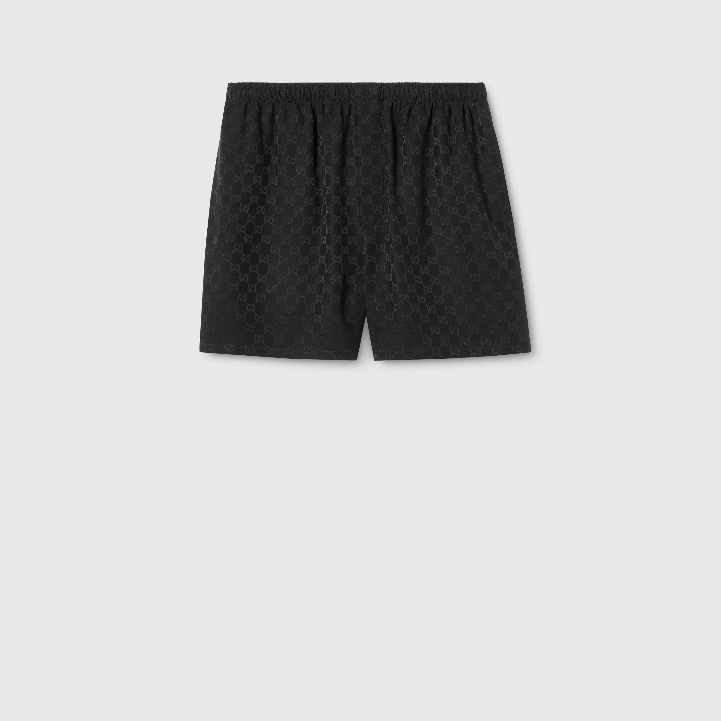 GG silk jacquard swim shorts - 1