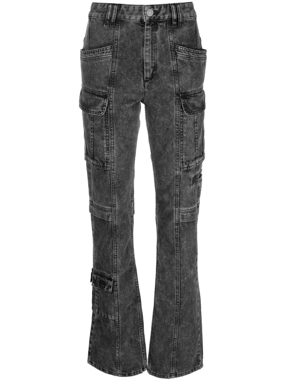 distressed-effect denim jeans - 1