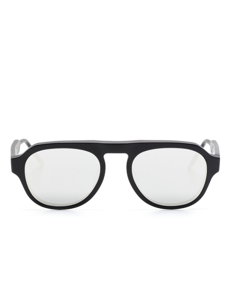 oval-frame sunglasses 1
