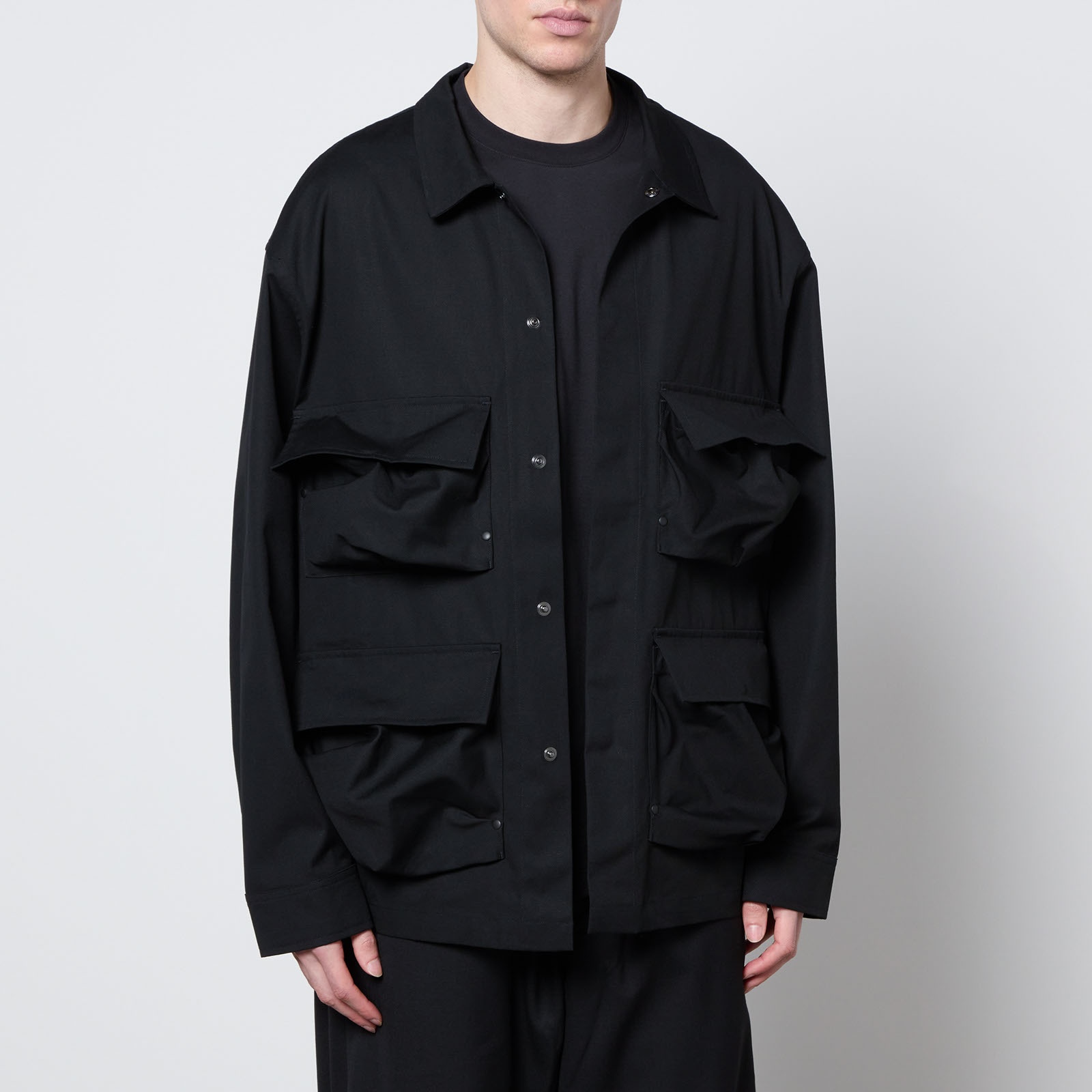 Y-3 Four Flap Pocket Woven Overshirt - 1
