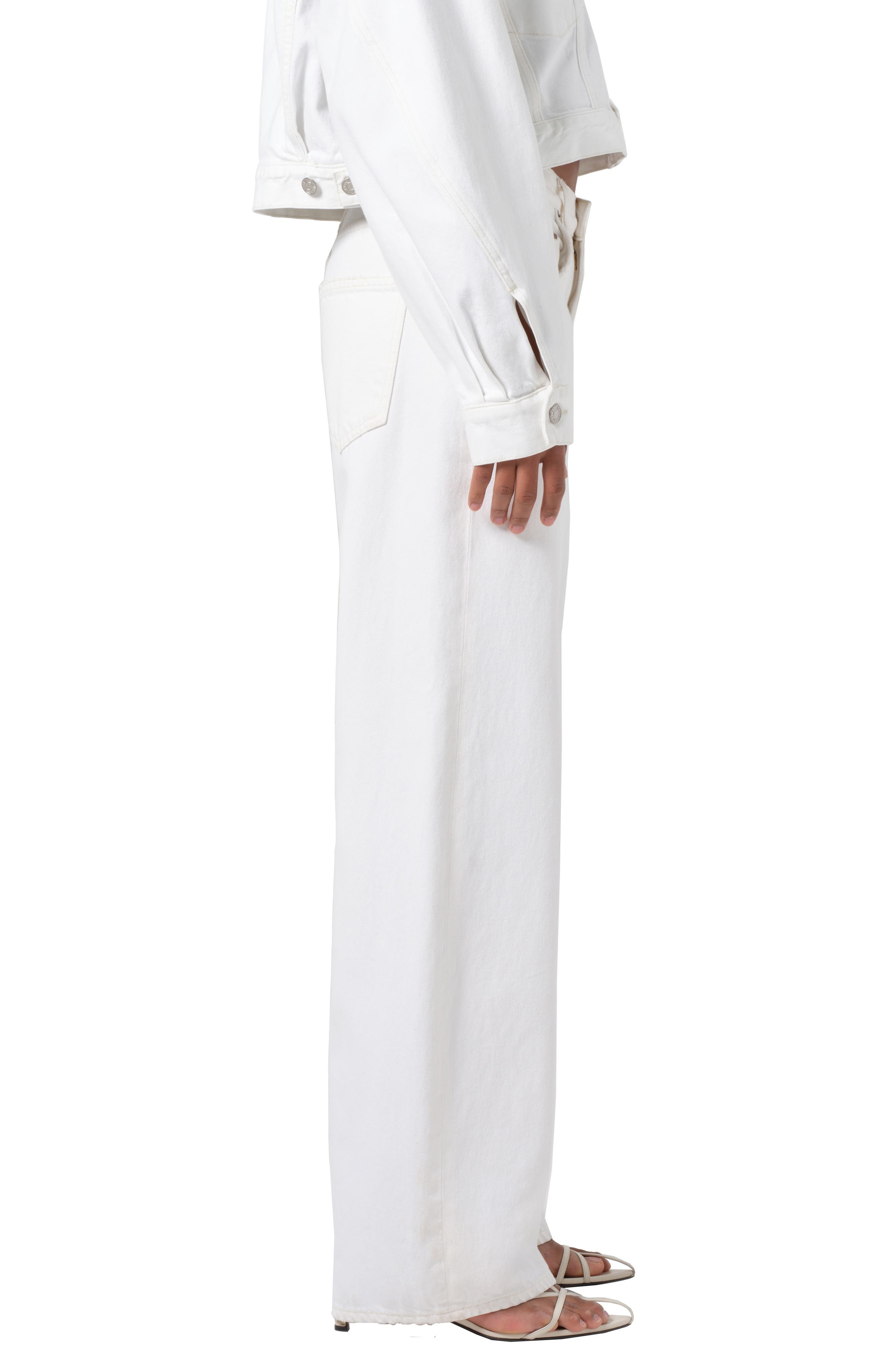 AGOLDE Low Curve Jeans in Milkshake at Nordstrom - 3