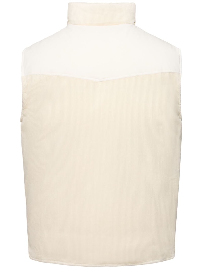 Padded corduroy vest - 5