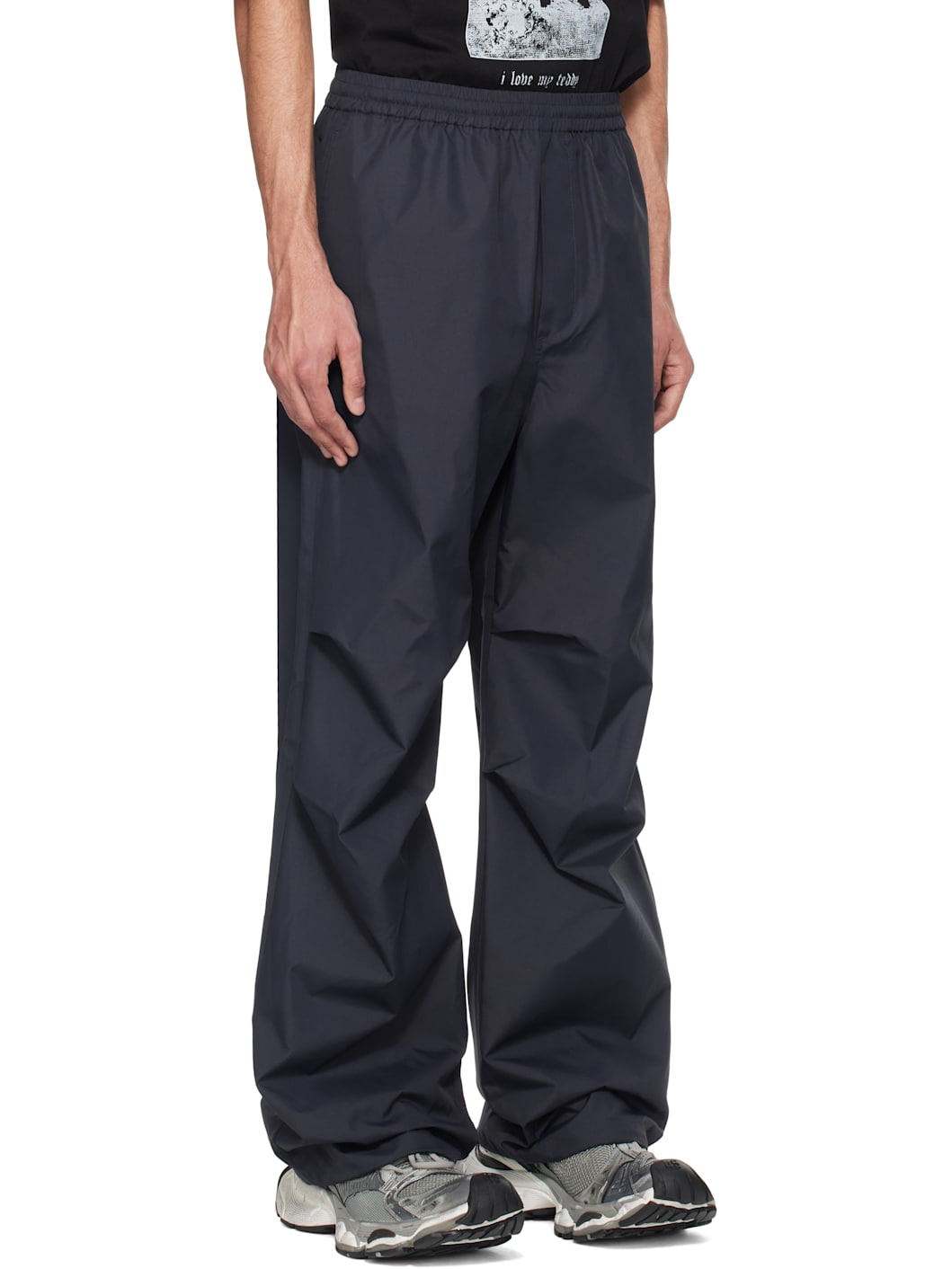 Navy Banding Track Pants - 2