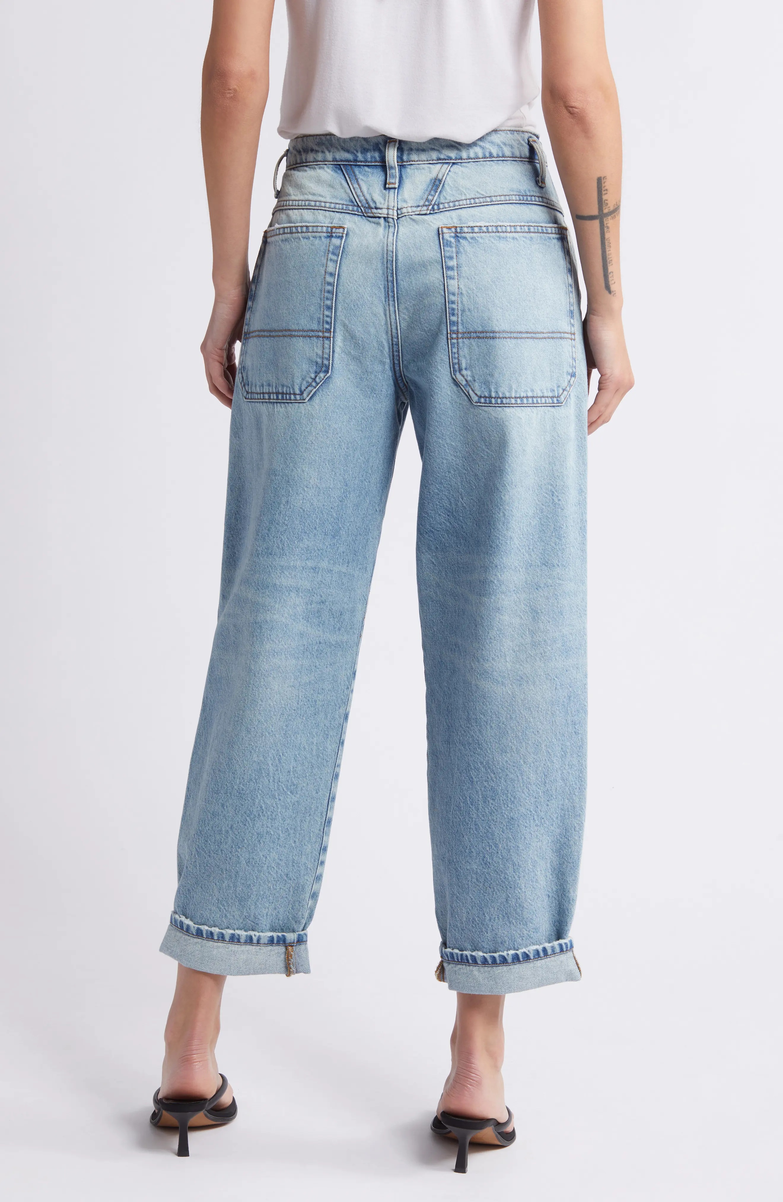 '90s Utility Loose Straight Leg Jeans - 2