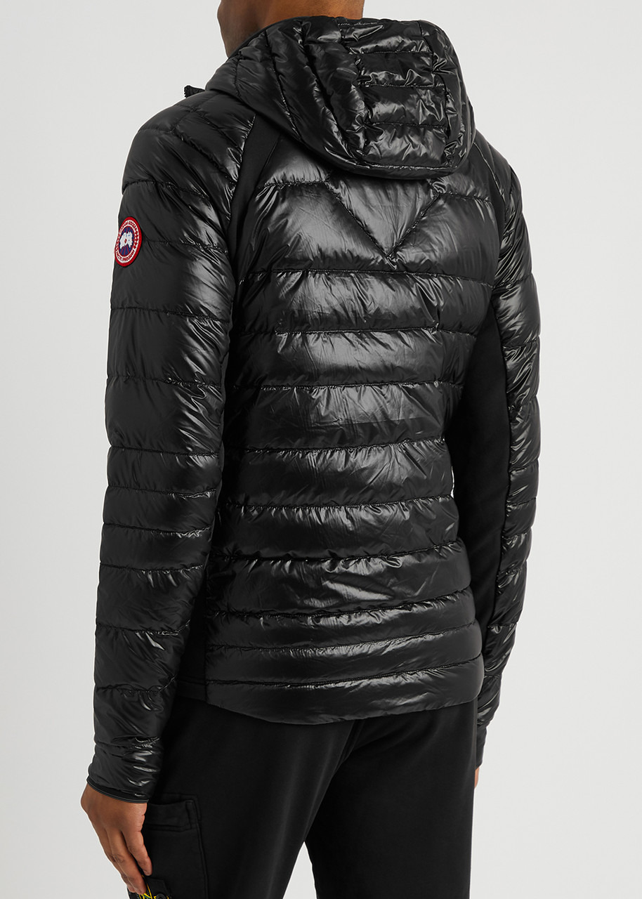 Hybridge Lite black hooded shell jacket - 3