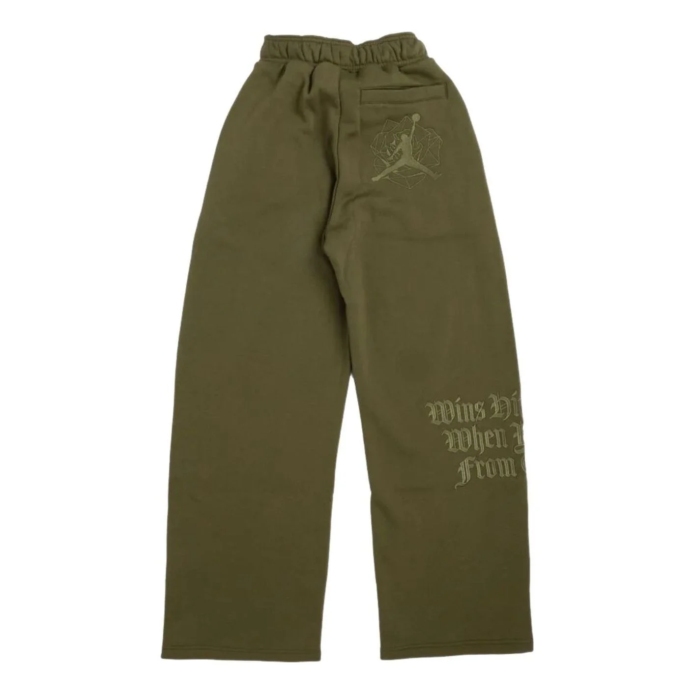 Jordan x Teyana Taylor Fleece Trousers 'Rough Green' IQ3844-326 - 1