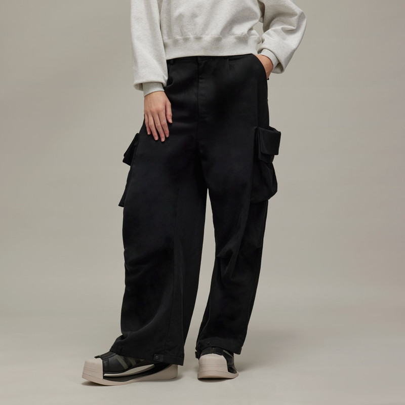 Y-3 Y-3 Washed Twill Cargo Pants outlook
