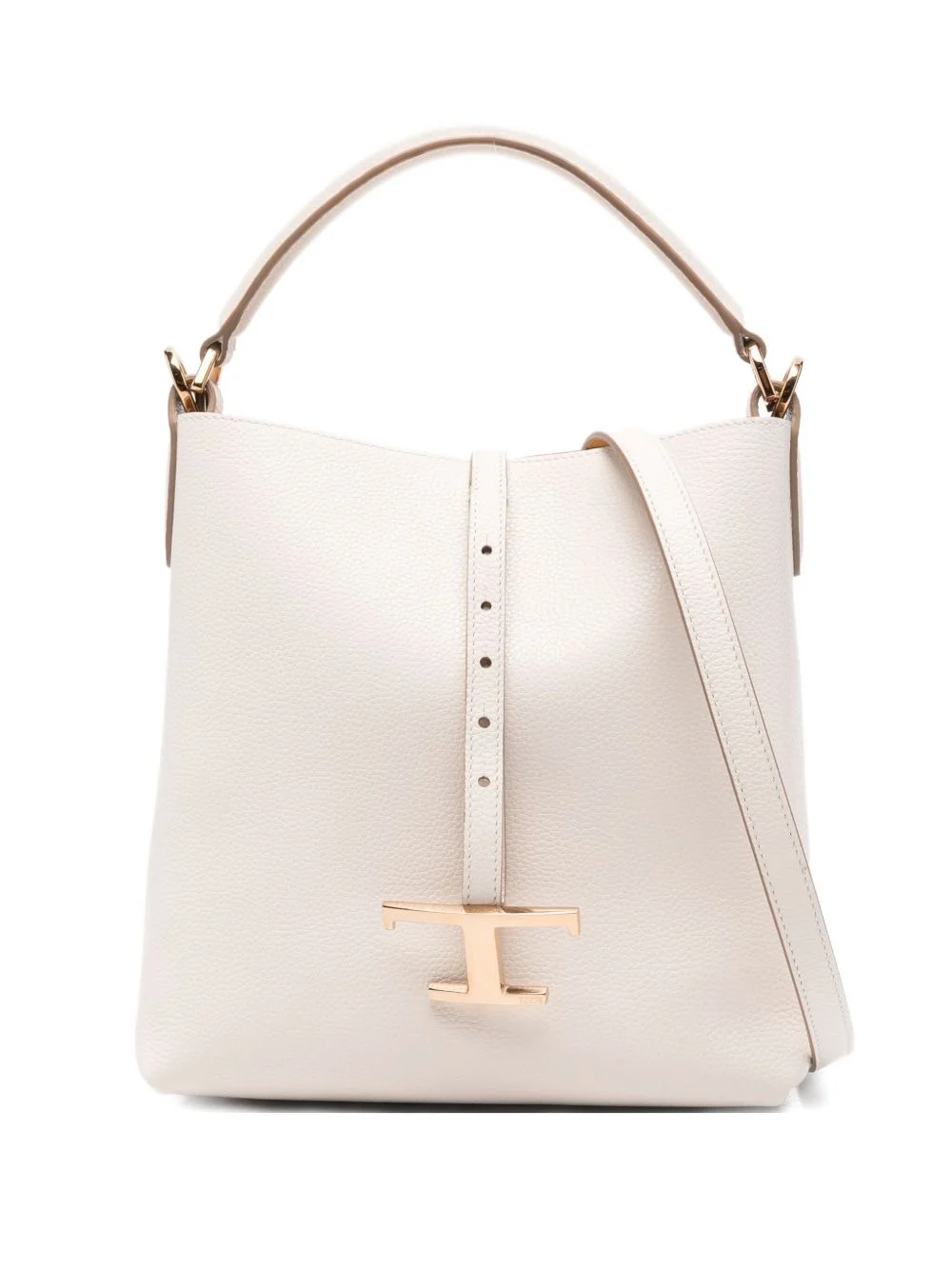 mini T Timeless leather bucket bag - 1