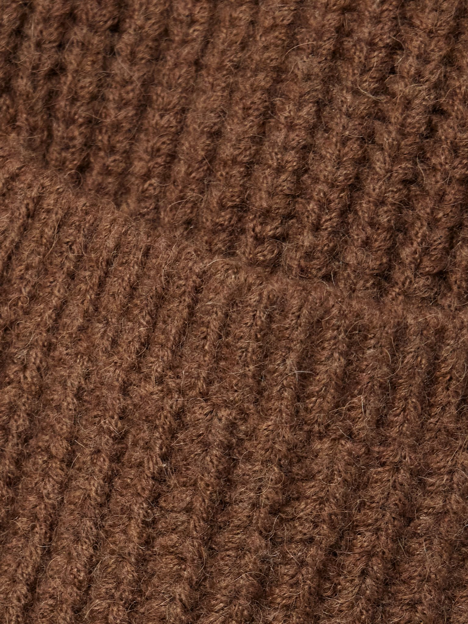 Tessen ribbed-knit merino wool-blend cardigan Camel - 4
