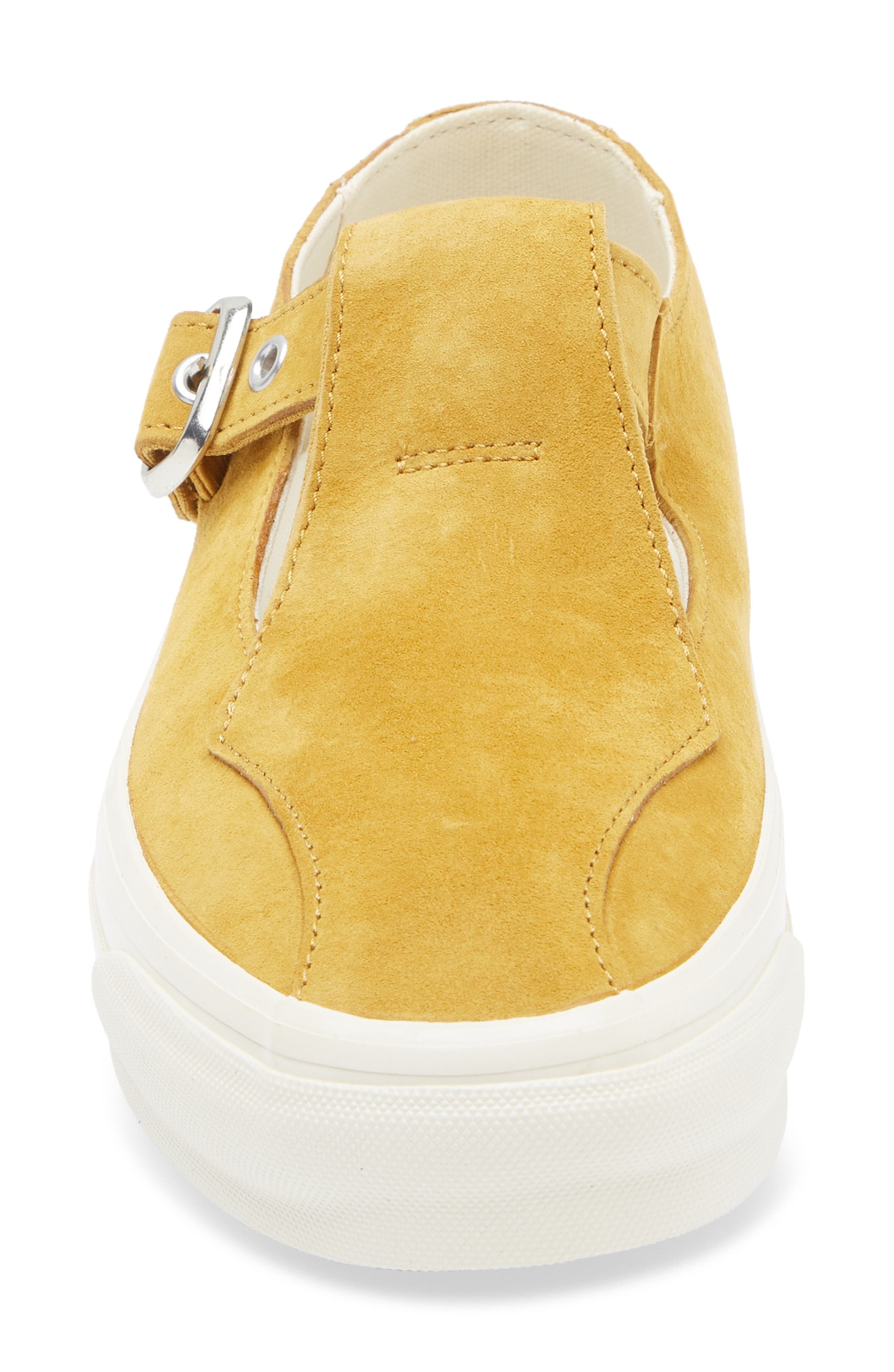Vans 93 Luxe Mary Jane Sneaker in Pig Suede Harvest Gold at Nordstrom - 4