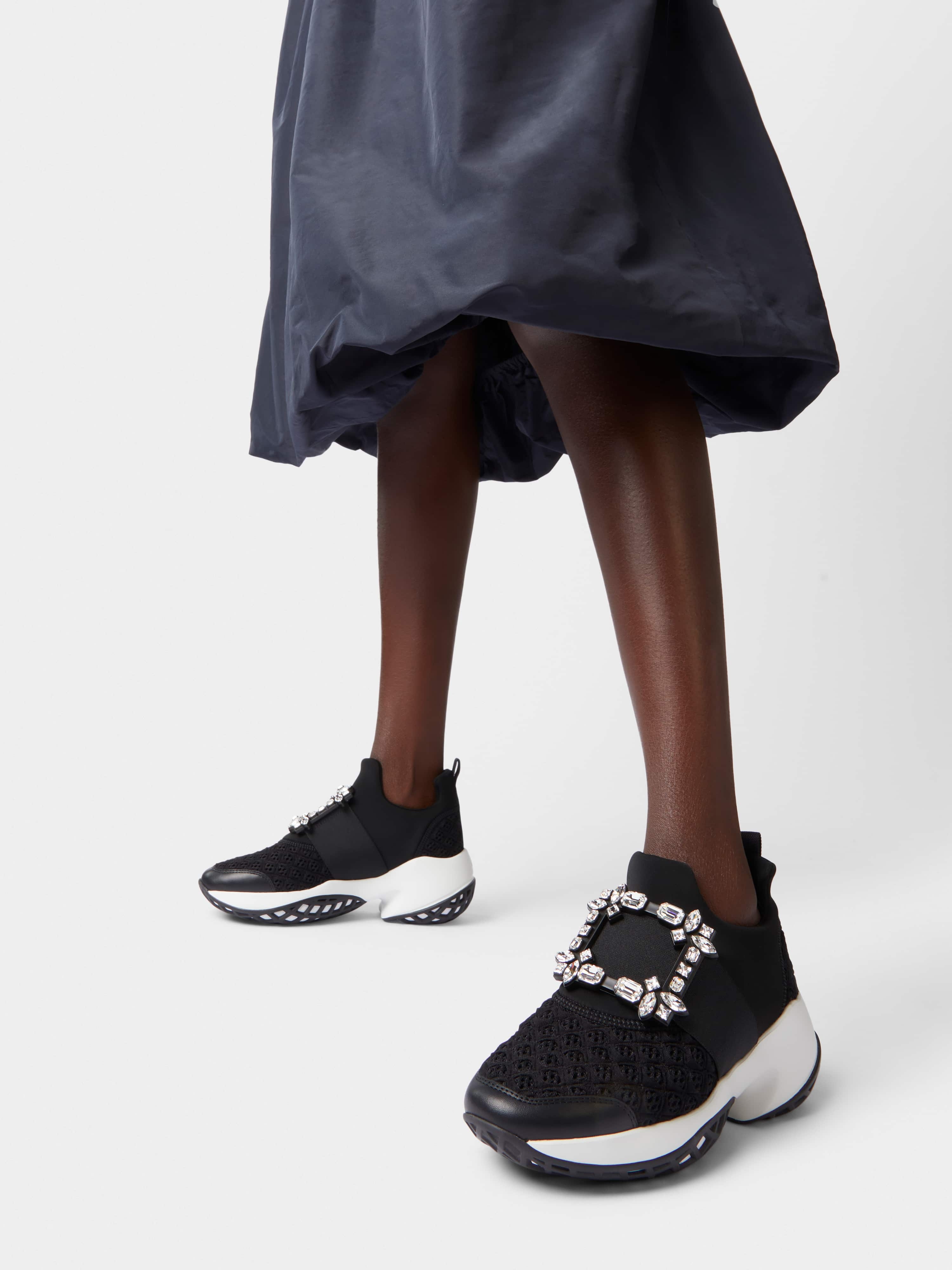 Viv' Run Strass Buckle Sneakers in Technical Fabrics - 2