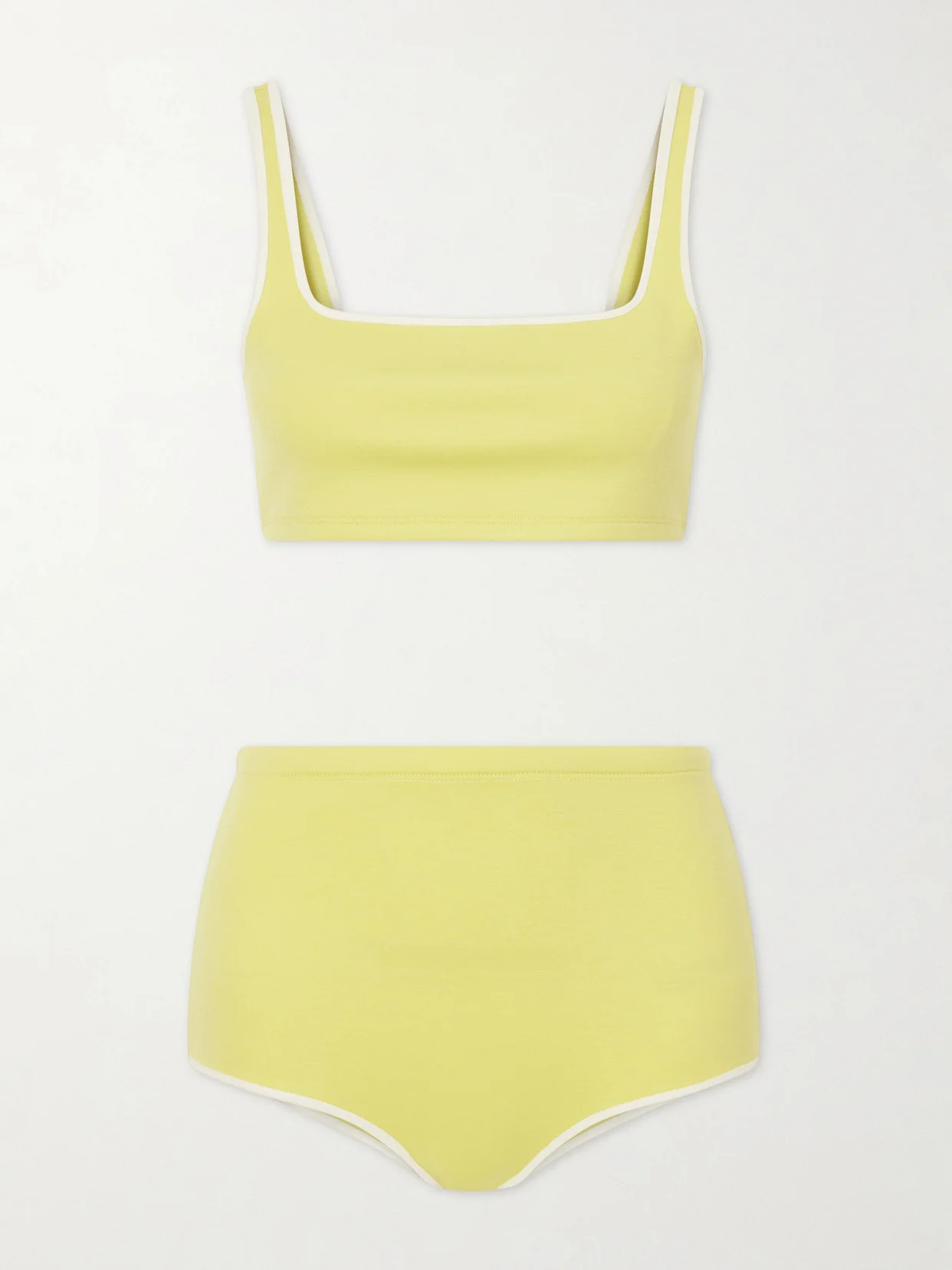 Wool-blend Jersey Bikini - 1