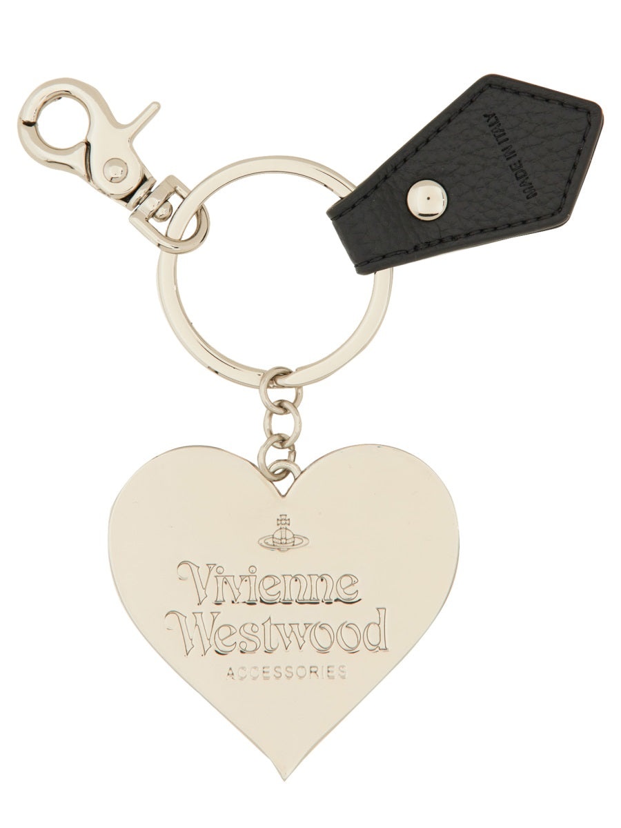 Vivienne Westwood Women "Mirror Heart" Keychain - 2