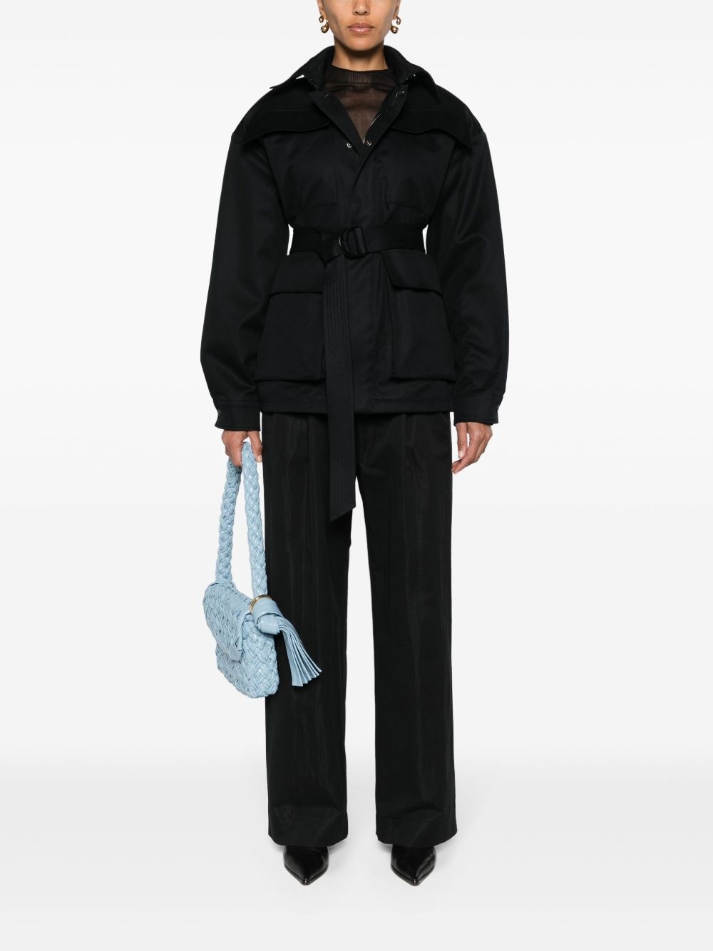wide-leg tailored trousers - 2
