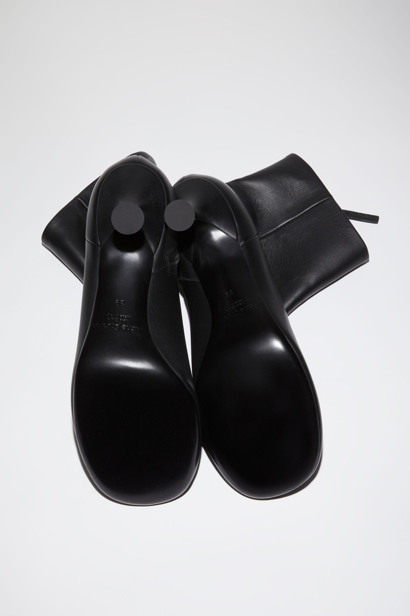 Leather ankle boots - Black 3