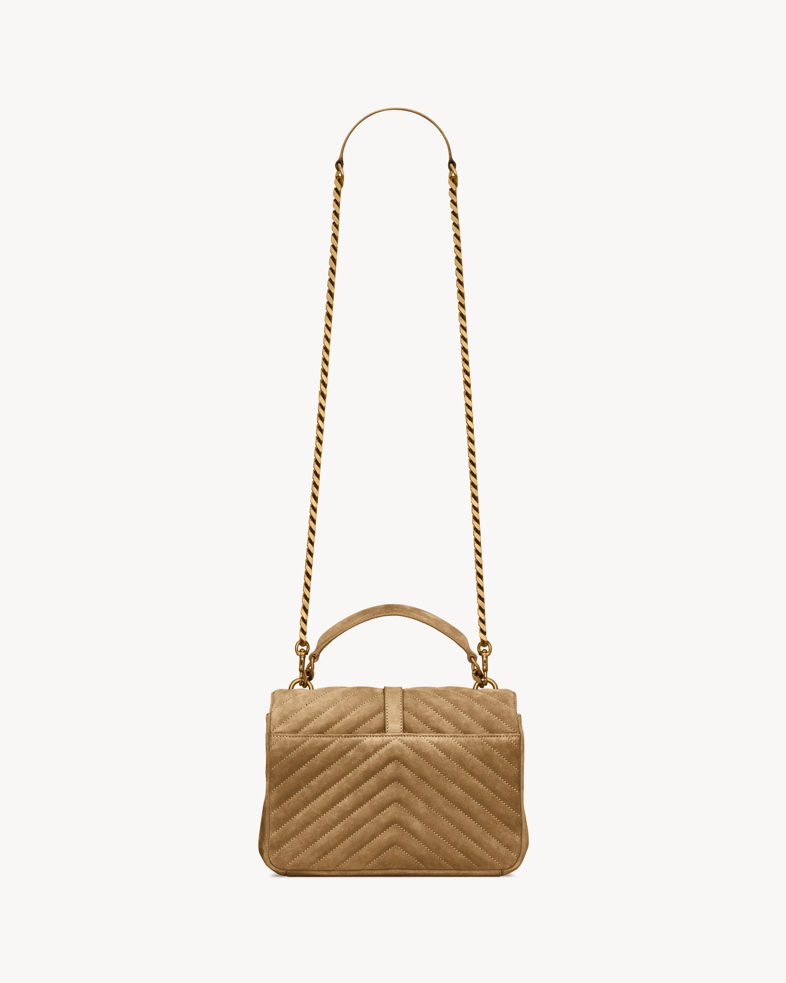 COLLEGE MEDIUM IN QUILTED SUEDE - 3