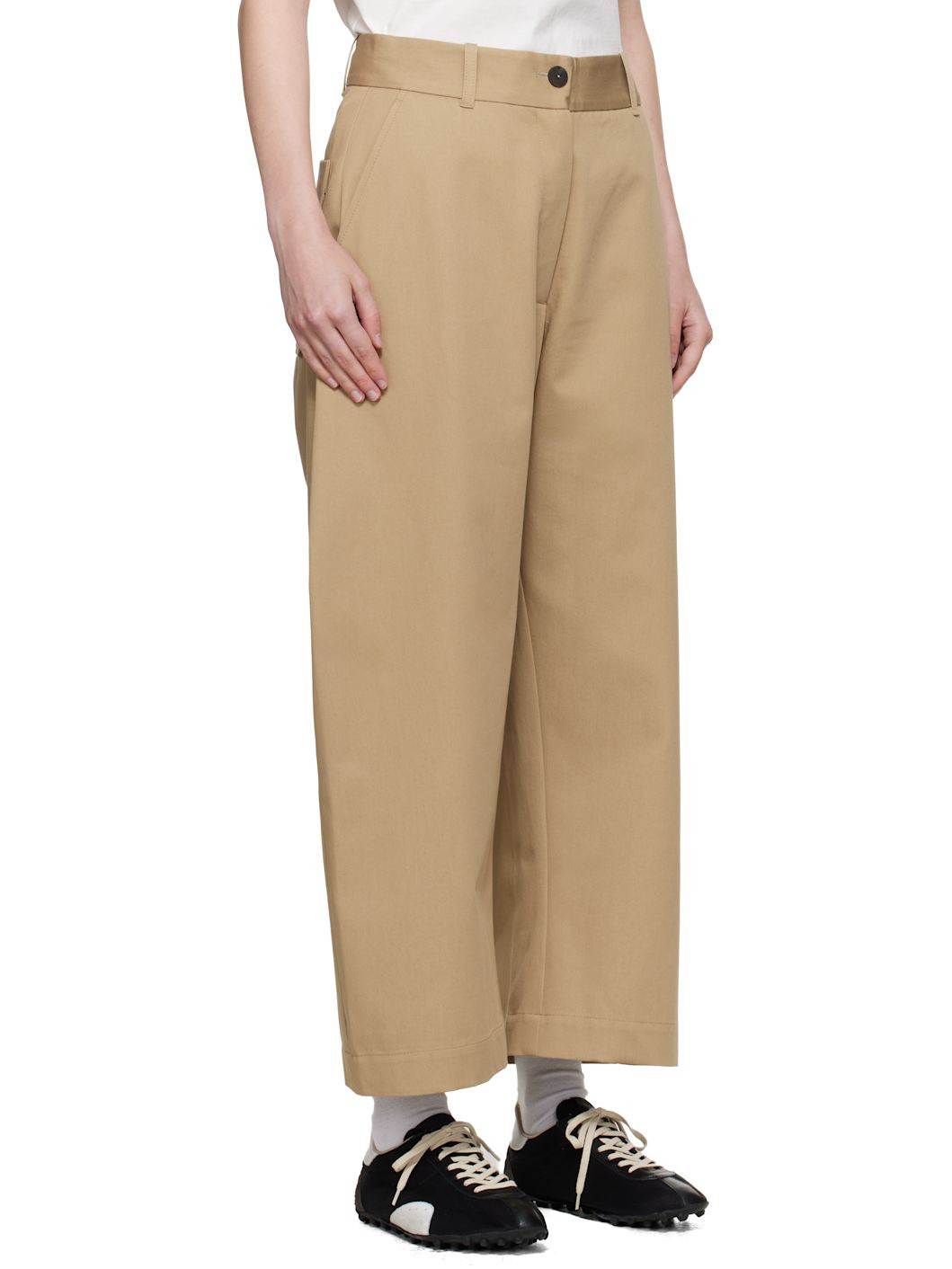 Tan Chalco Twill Trousers - 2