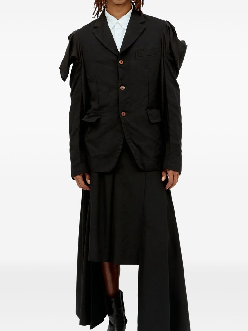 Comme des Garçons Homme Plus cut-out shoulder jacket outlook
