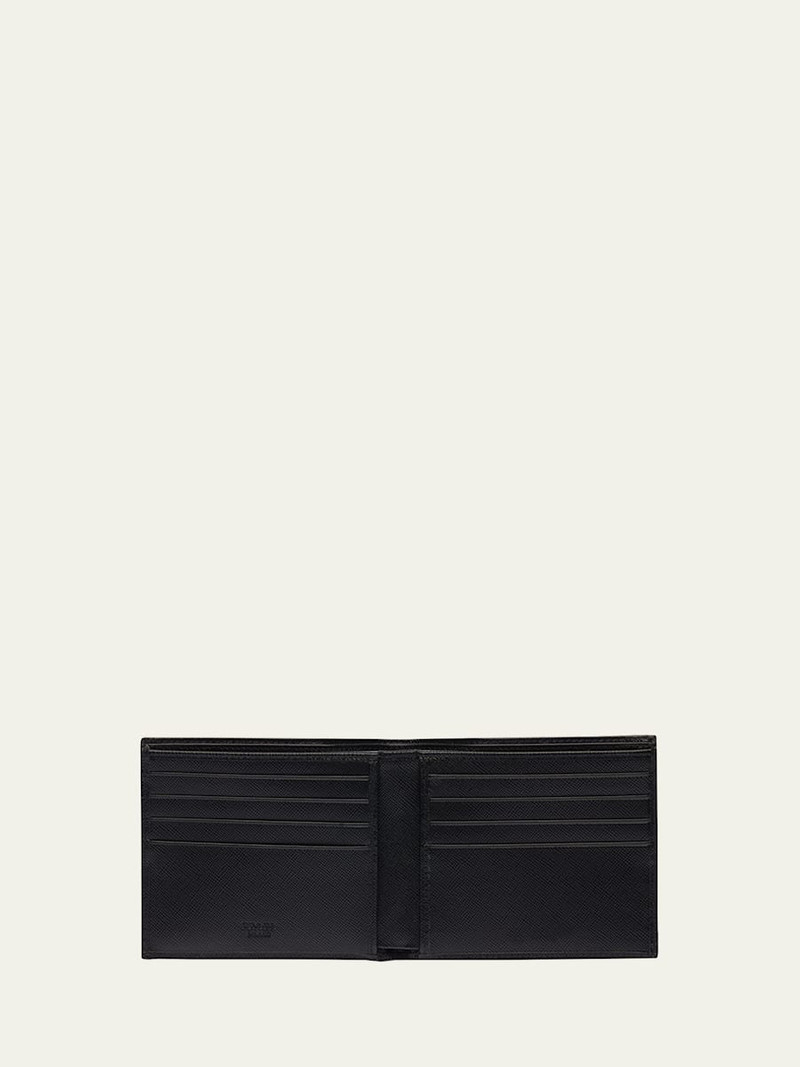 Prada Men's Saffiano Leather Bi-Fold Wallet outlook