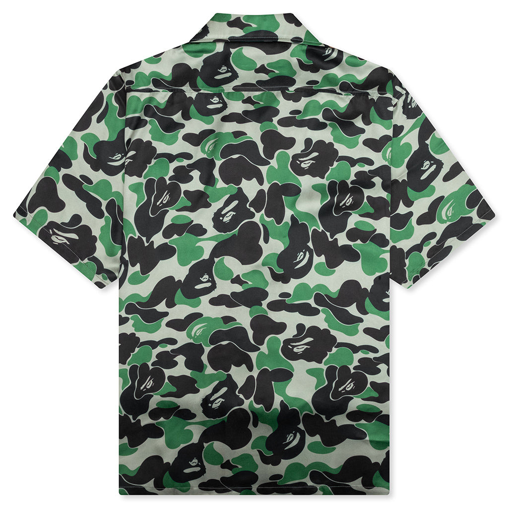 ABC CAMO OPEN COLLAR S/S SHIRT - GREEN - 2