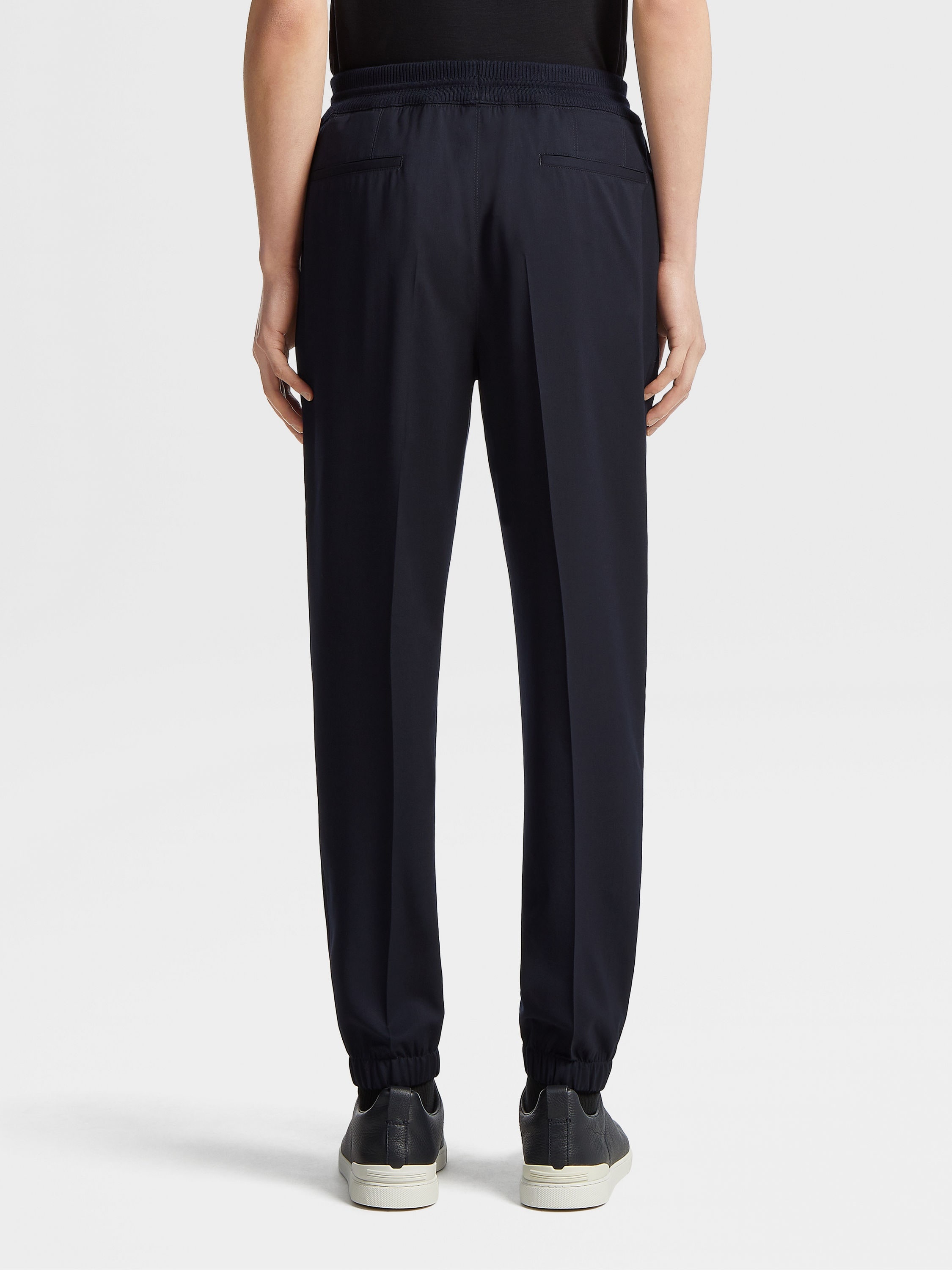 NAVY BLUE HIGH PERFORMANCE™ WOOL JOGGERS - 3