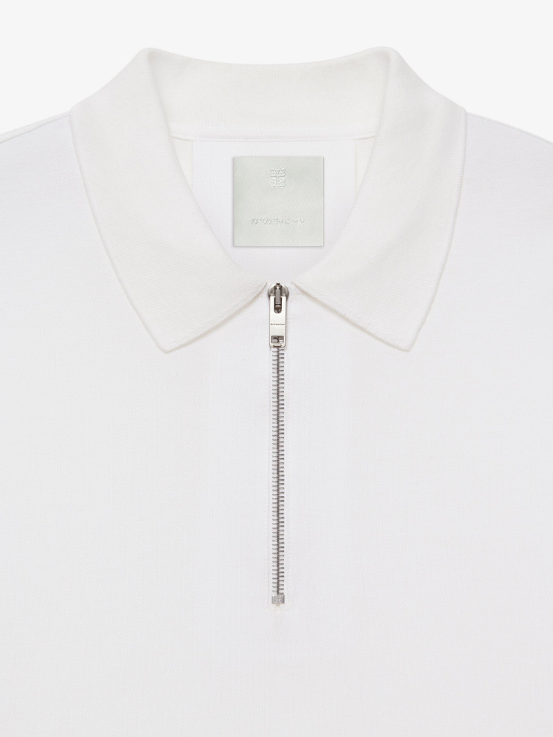 ZIPPED POLO SHIRT IN COTTON 5