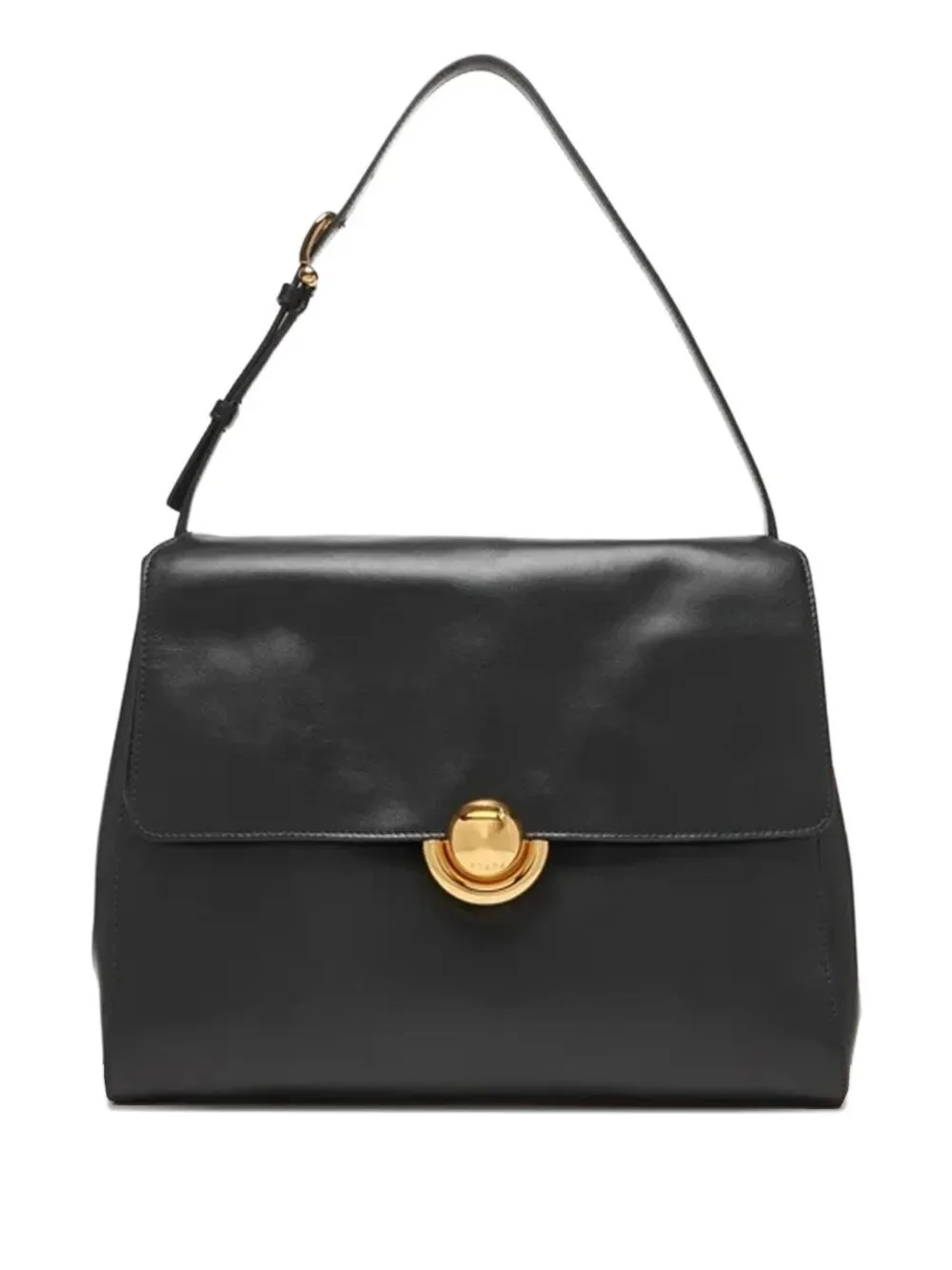 "Furla Domus" Calf Leather Medium Shoulder Bag 32 - 1