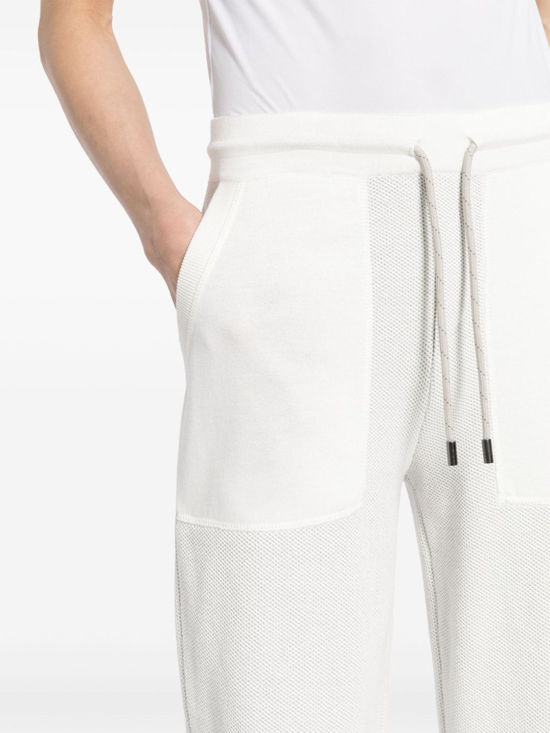 honeycomb knit track pants 5