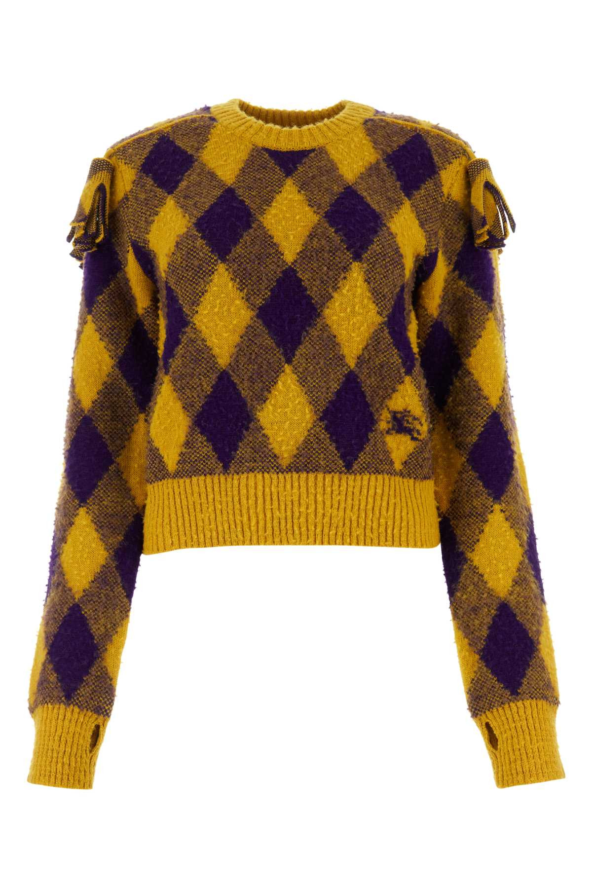 Burberry Women Embroidered Wool Sweater - 1