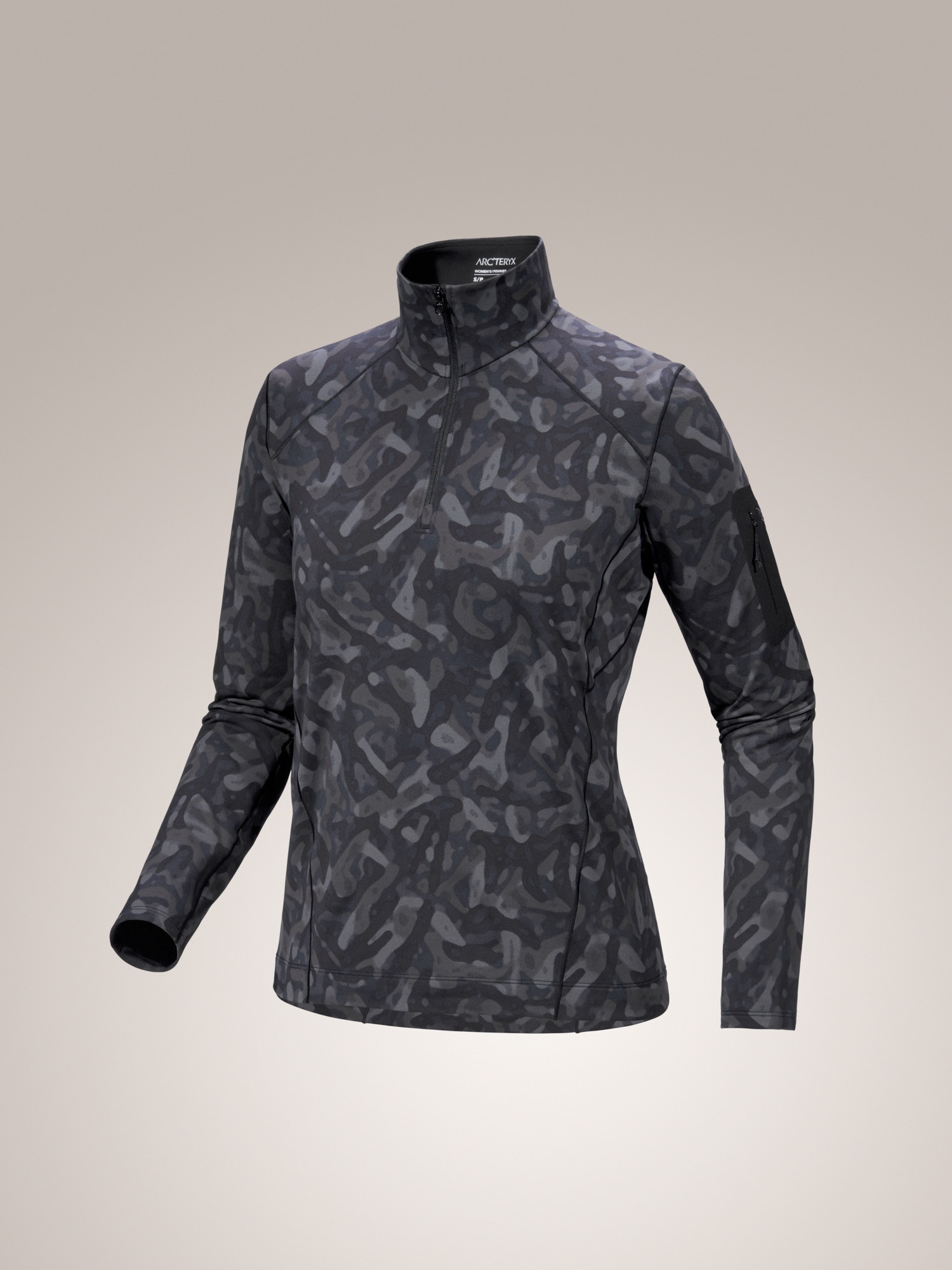 Rho Zip Neck Print - 7