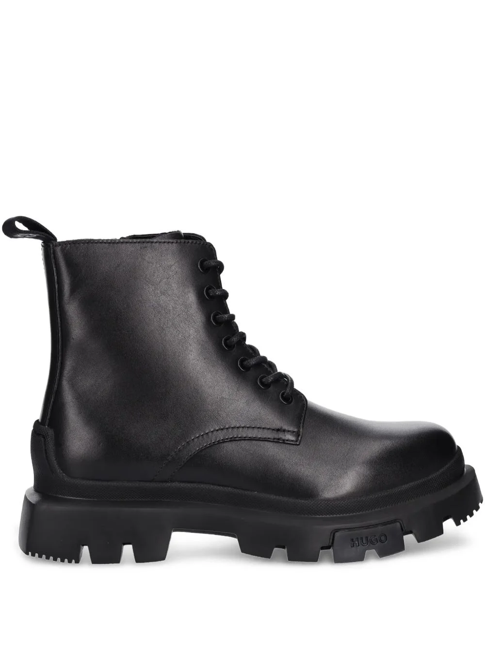 lace-up lug-sole boots - 1