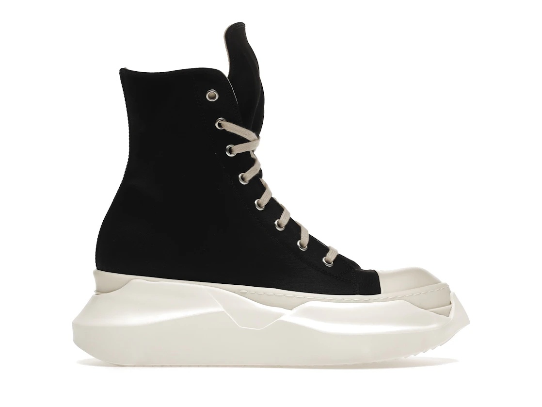 Rick Owens Abstract High Top Black Milk - 1