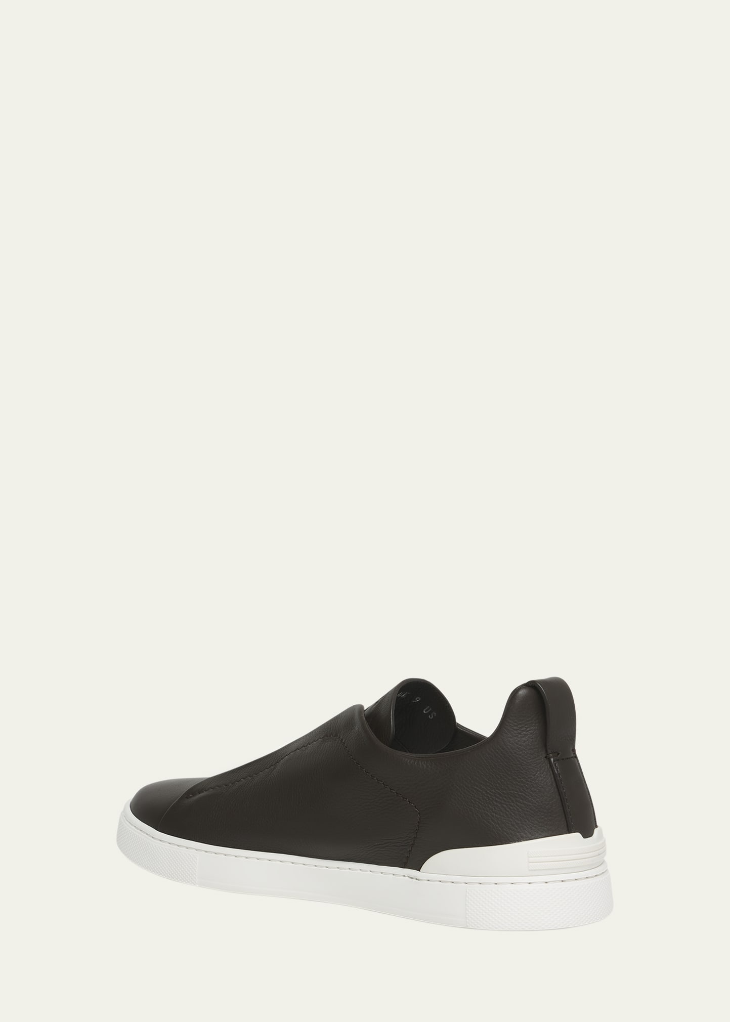 Men's Triple Stitch SECONDSKIN Leather Slip-On Sneakers - 2