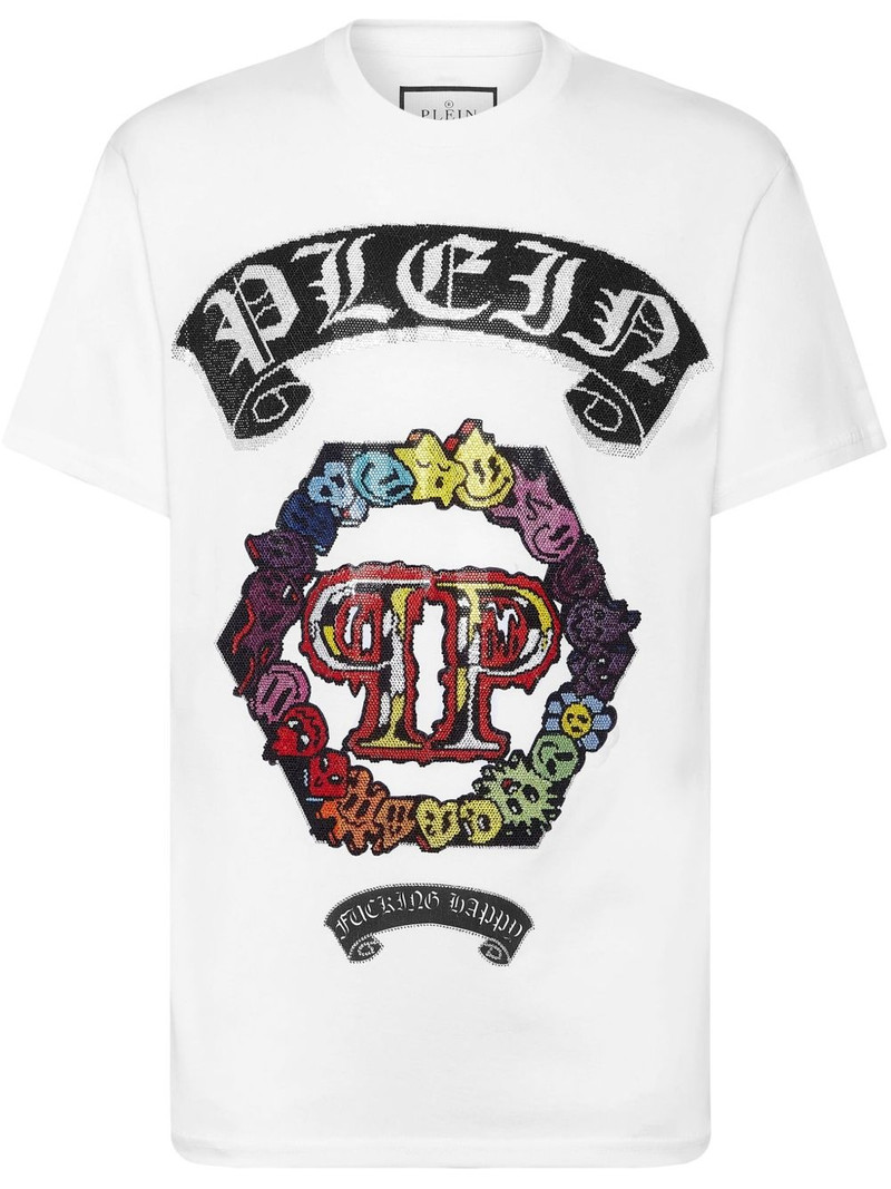 Strass Smile T-shirt 1