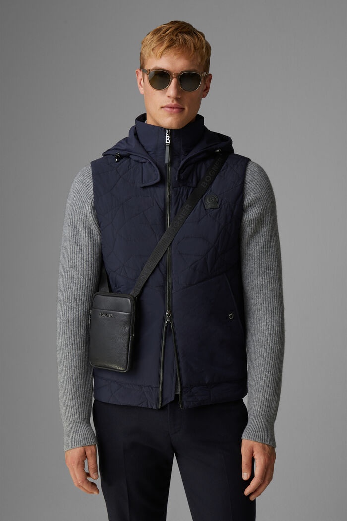 Simon Quilted waistcoat in Navy blue - 2