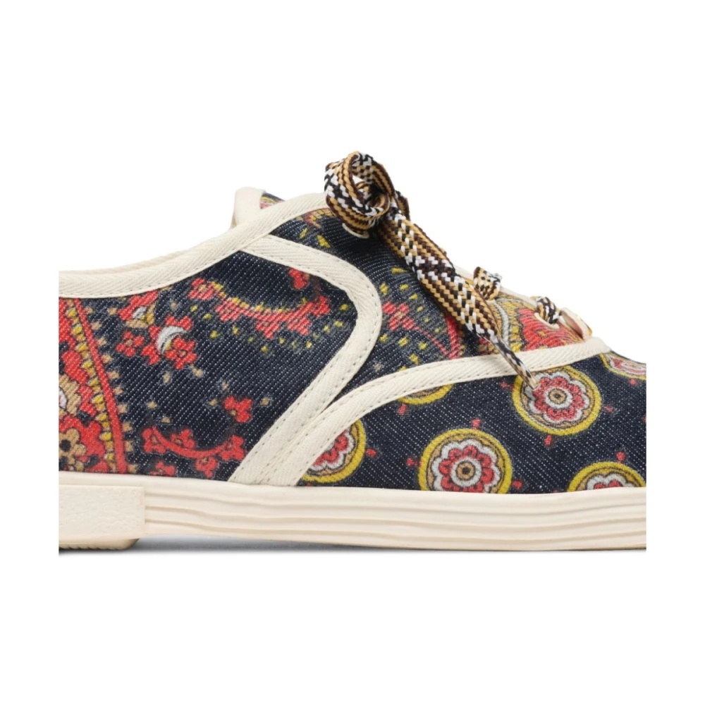 Valentino FLORAL PRINT LACE-UP SNEAKERS | miinto | REVERSIBLE