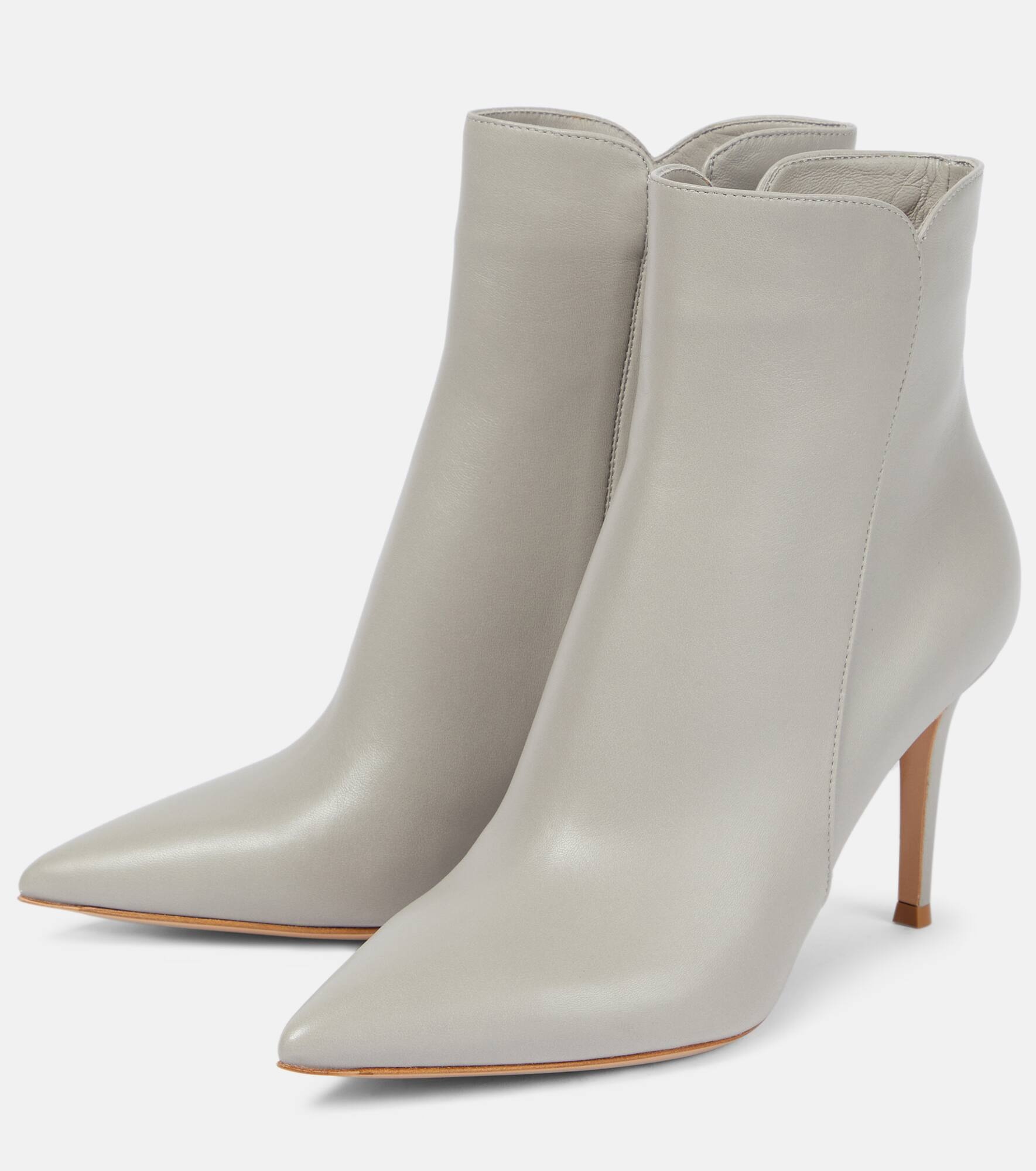 Levy 85 leather ankle boots - 5