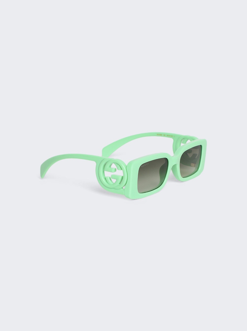 Rectangular Sunglasses Green - 4