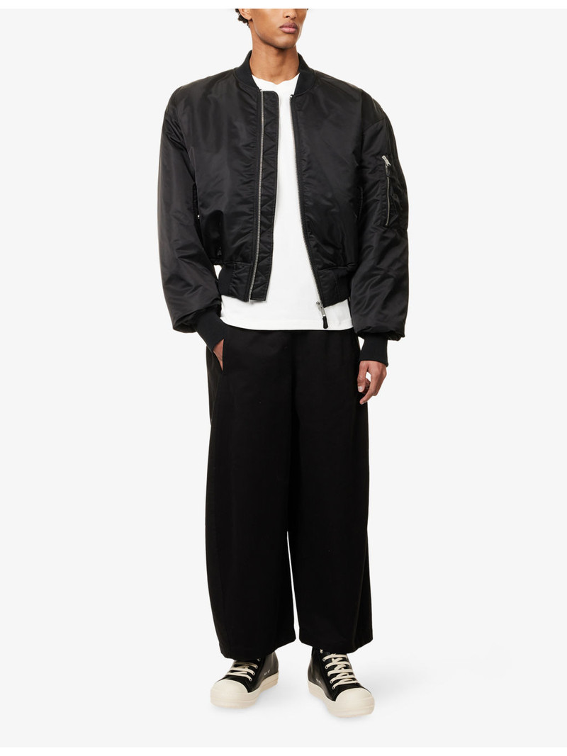 entire studios Cropped Broad Nylon Bomber Jacket outlook
