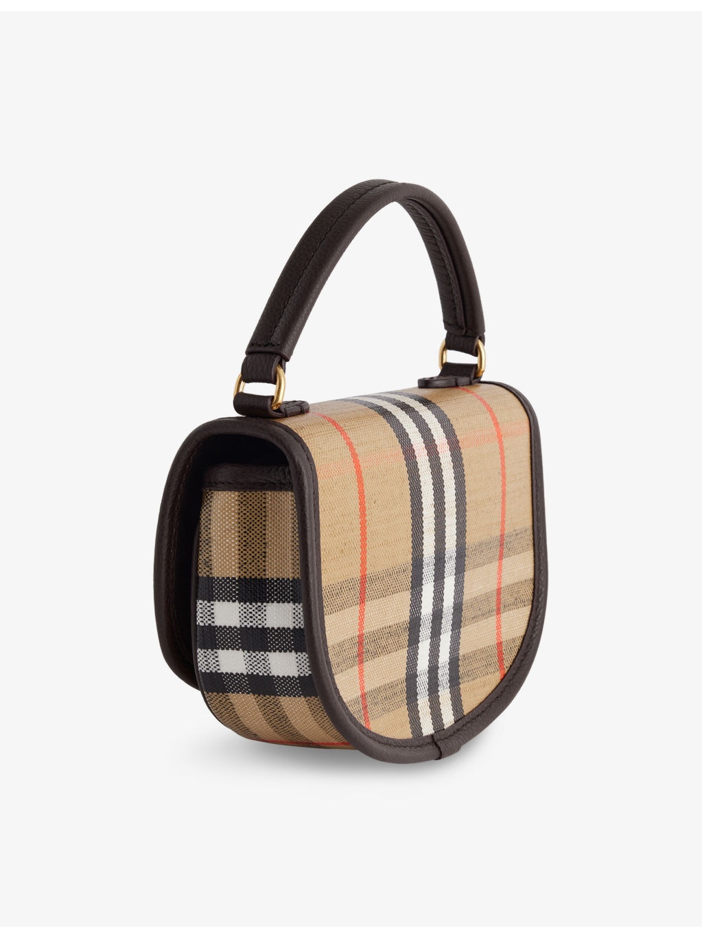 Mini Highlands Check Coated Cotton-Blend Cross-Body Bag - 4